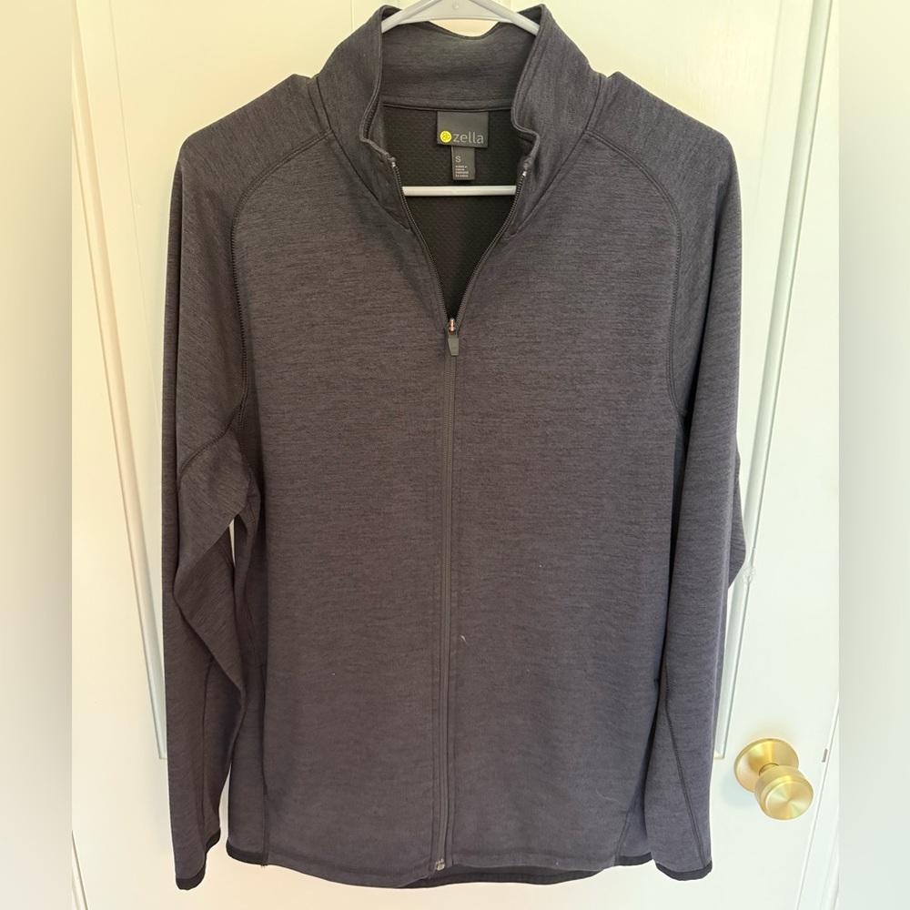 Men’s Zella Gray Full-Zip Jacket, S
